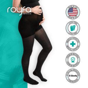 Maternity Compression Sheer Stockings 20-30 mmHg