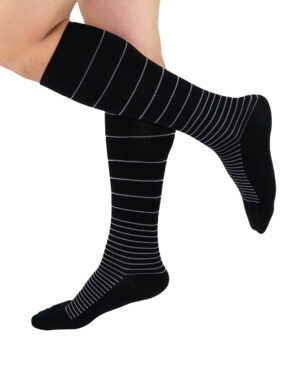 Striped Fashion Medical Compression Sock 15-20 mmHg