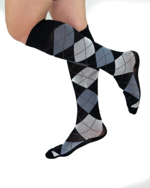 Argyle Fashion Medical Compression Sock 15-20 mmHg