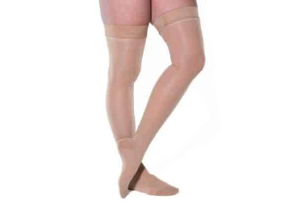 Sheer Thigh Stockings 30-40 mmHg Closed Toe