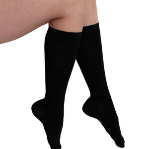 Opaque Calf Stockings 15-20 mmHg Closed Toe