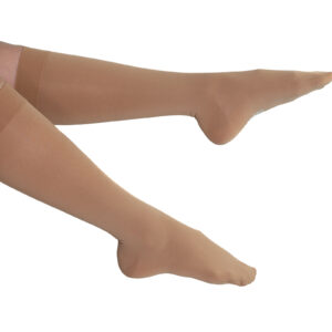 Opaque Calf Stockings 15-20 mmHg Closed Toe