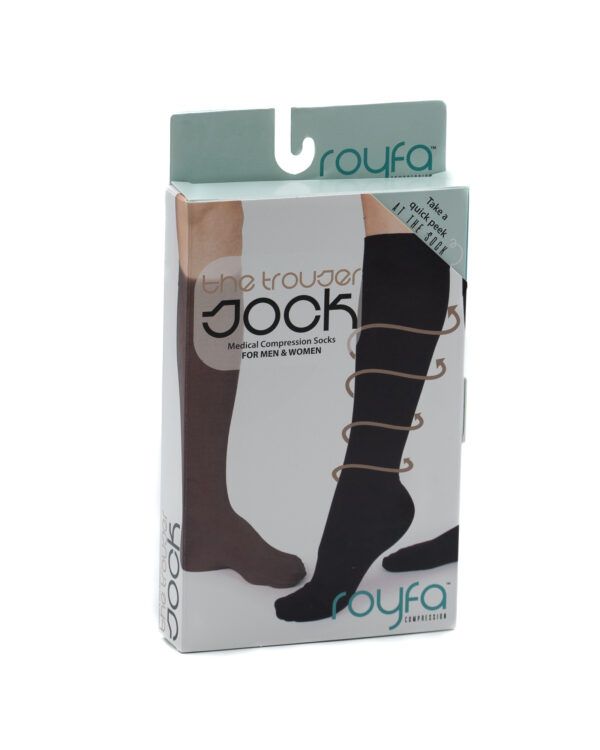 Trouser Sock Calf Style 15-20mmHg