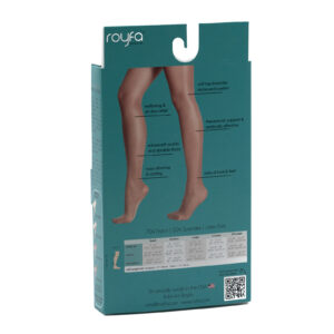 Sheer Calf Stockings 20-30 mmHg Closed Toe